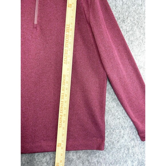 Rhone Sweater Men's Size XL Red Commuter 1/4 Zip Performance Golf Long Sleeve - Picture 5 of 7